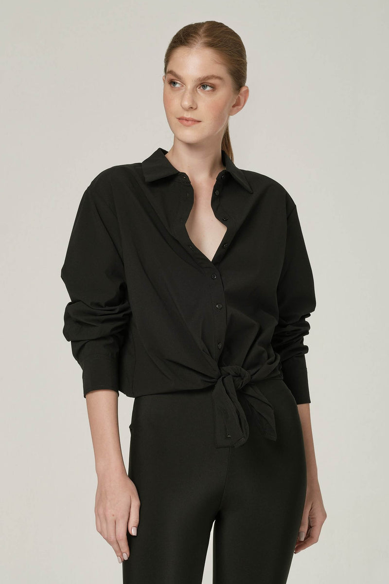 Black Tie Shirt Black - 925 FIT main image 0