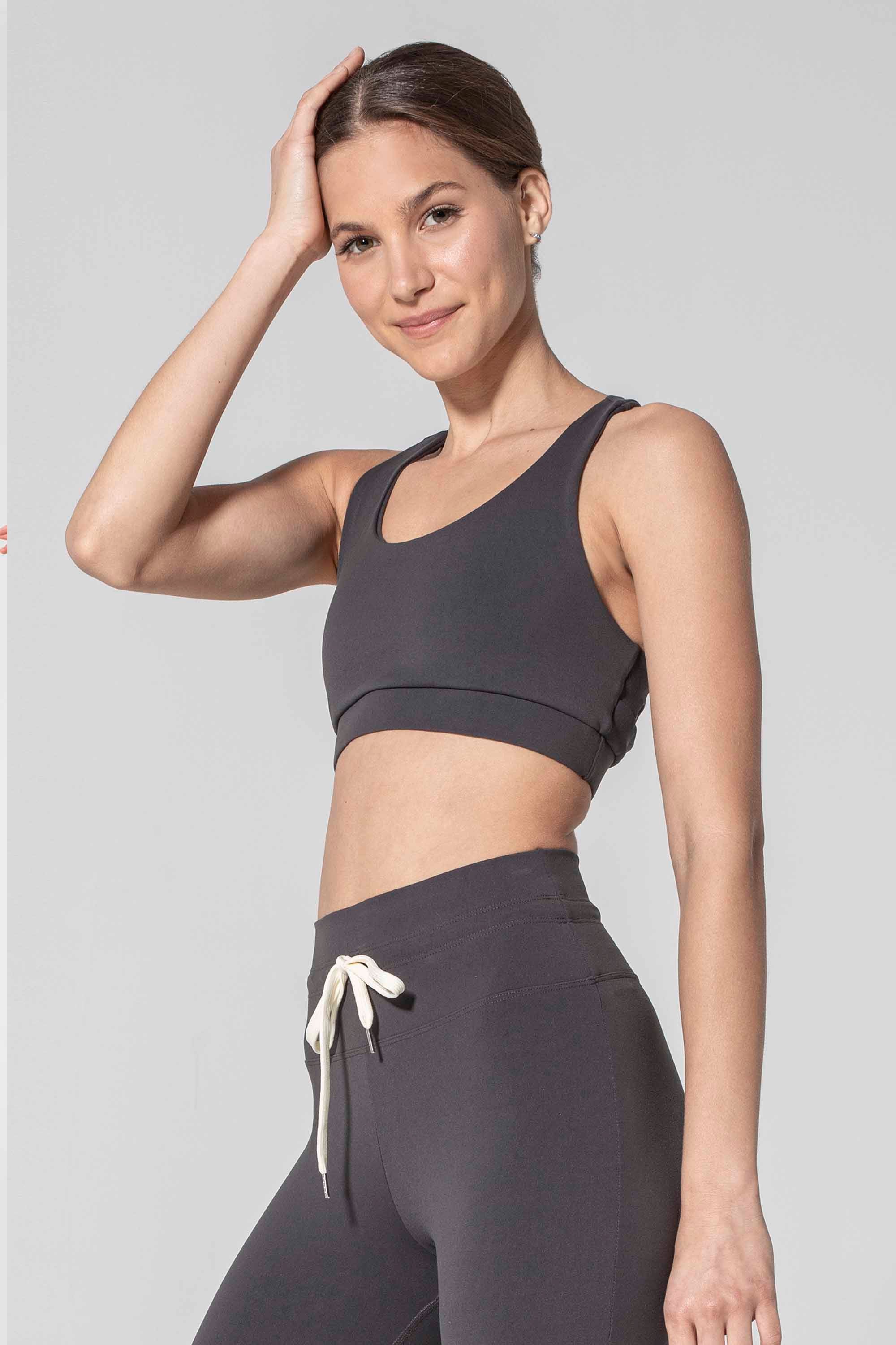 Get in Line Slate Sports Bra – 9two5fit