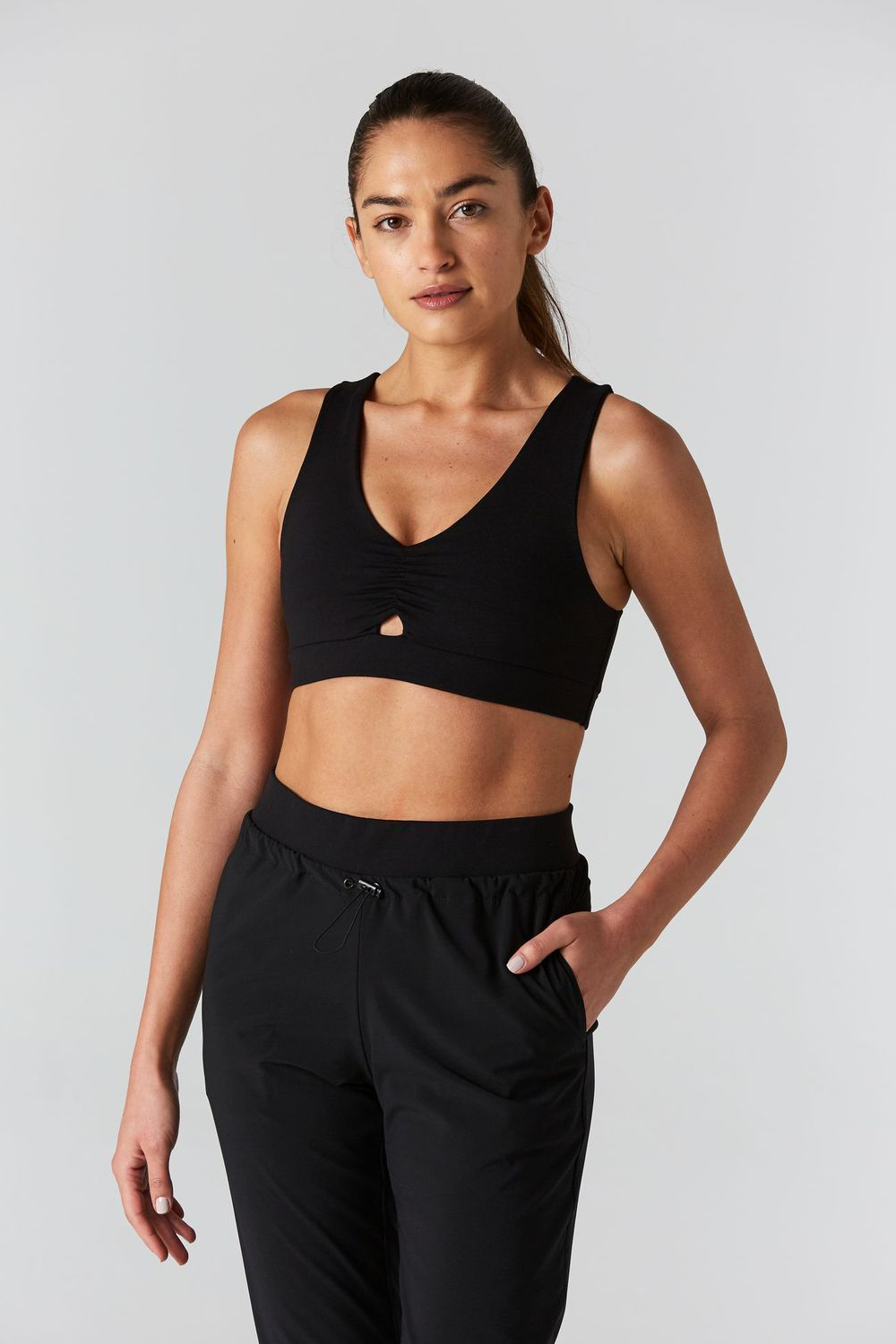 Head Turner Black Sports Bra (FINAL SALE) – 9two5fit