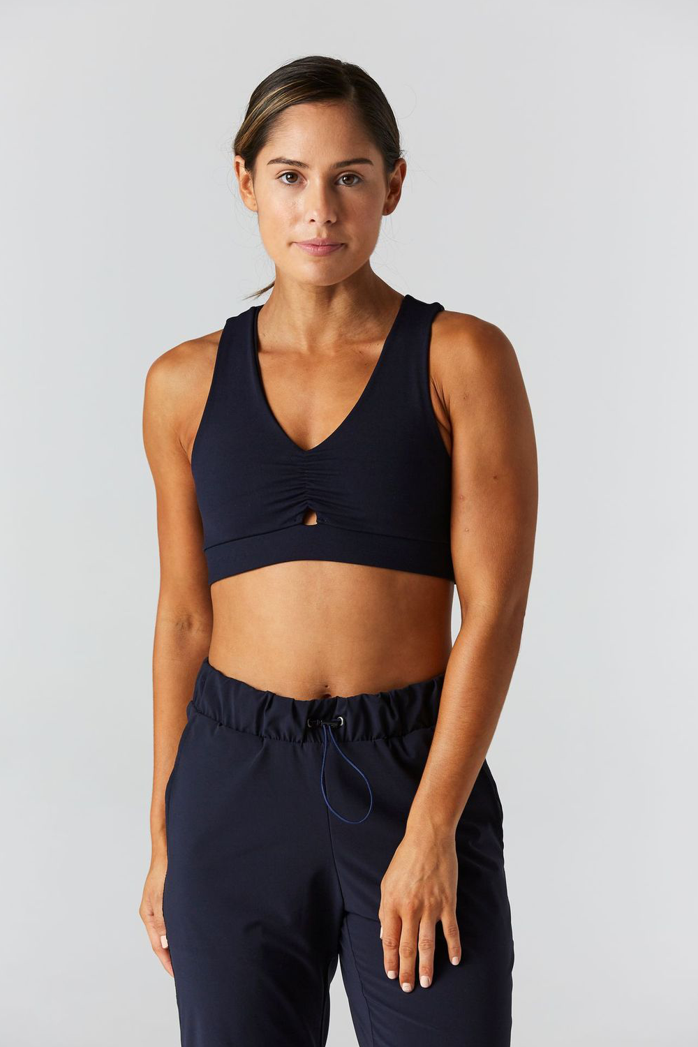 House Arrest Navy Sports Bra