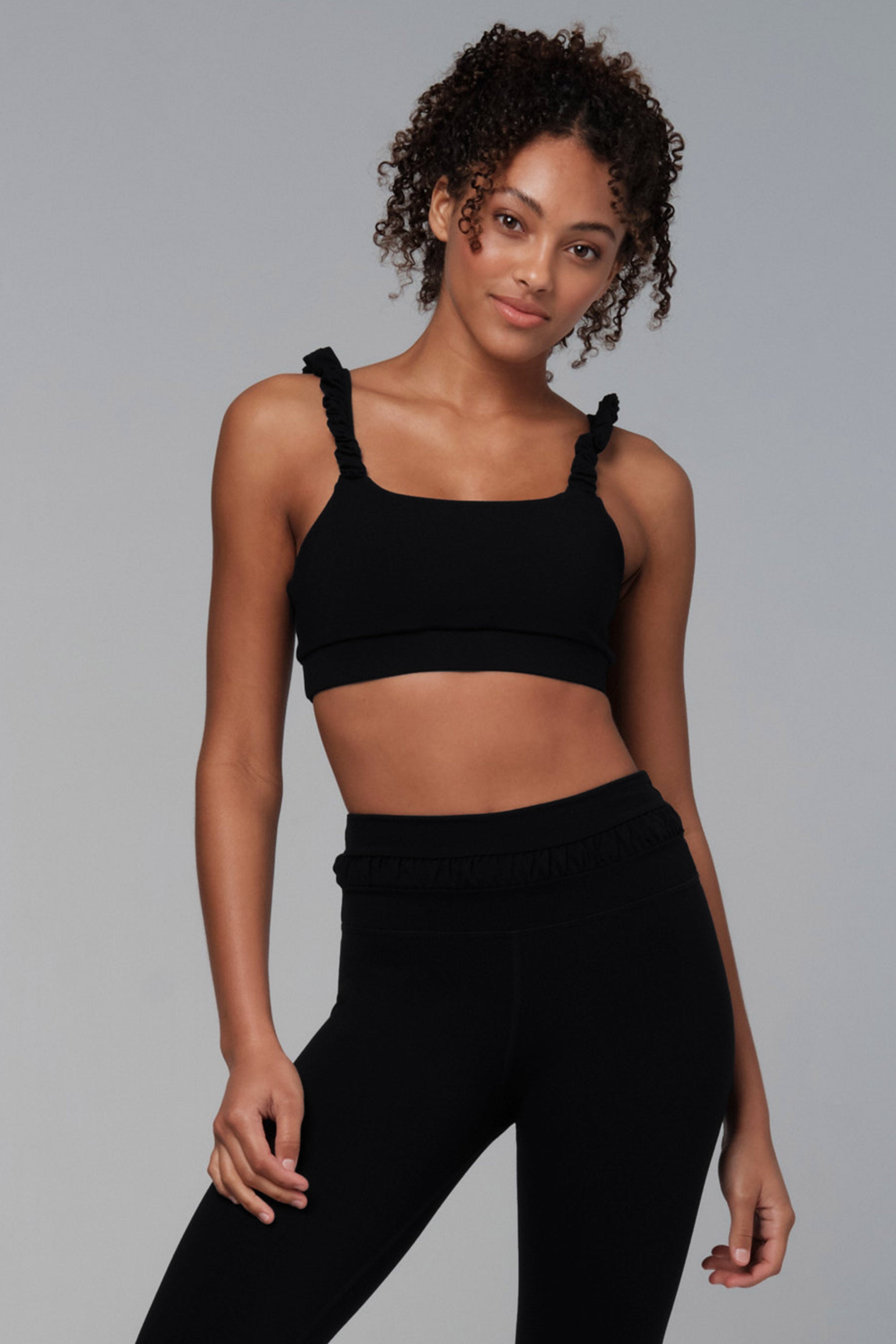 Top Model Black Sports Bra (FINAL SALE)